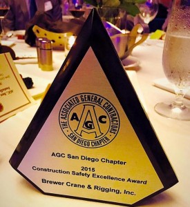 Associated General Contractors San Diego Chapter Construction Safety Excellence Award