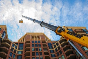 Brewer Crane working on tall building