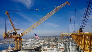 Brewer Crane working on tall building