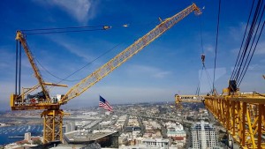 Brewer Crane construction site in San Diego