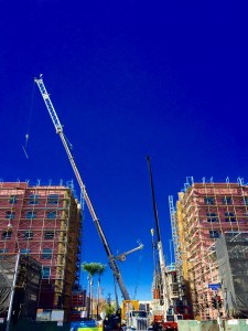 Brewer Crane building site in San Diego