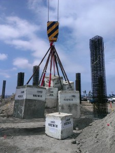 Brewer Crane construction site Austin-Sundt Car Center San Diego Airport