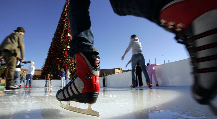 Where can you go ice skating around San Diego?