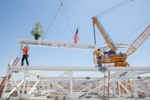 Court Crane Project Topping Out